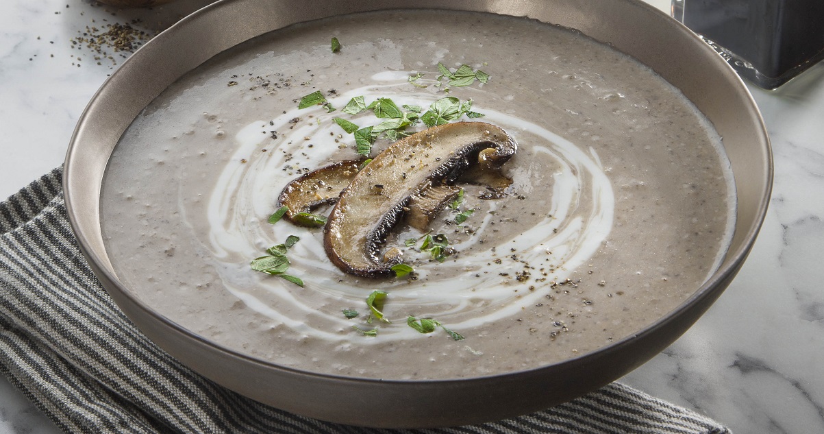 Creamy Portabella Mushroom Soup