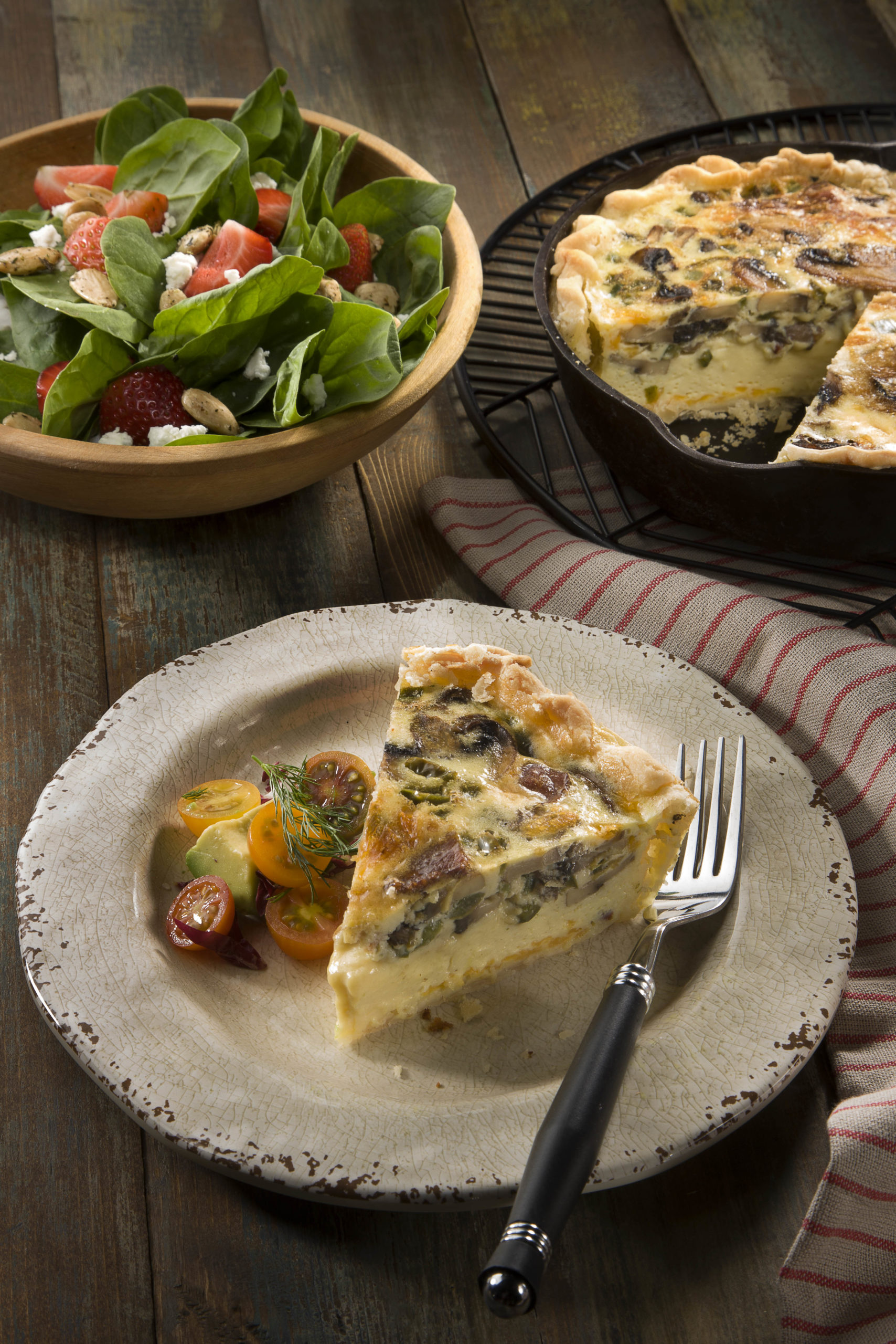 Jalapeno Stuffed Mushroom Quiche — South Mill Mushrooms Sales