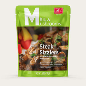 Minute Mushrooms - Steak Sizzlers