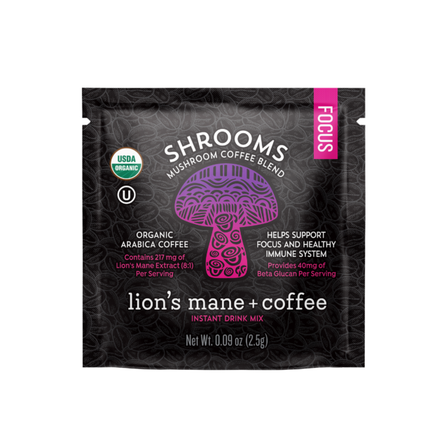 SHROOMS Focus Mushroom Coffee South Mill Champs