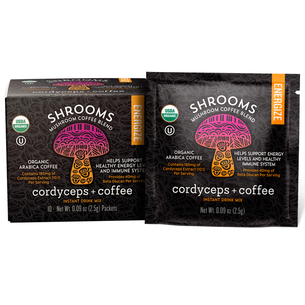 Reishi Mushroom Coffee SHROOMS Be Well Instant Coffee