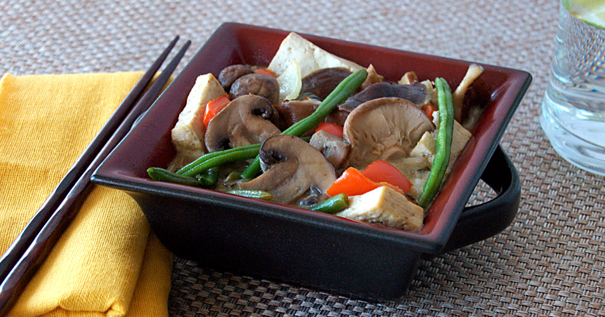 Thai Mushroom Tofu Recipe