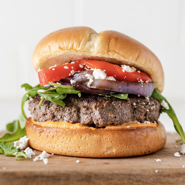 Mediterranean Blended Burger Recipe | South Mill Champs