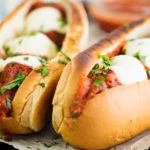 Blended meatball sub recipe made with fresh white button mushrooms from South Mill Champs