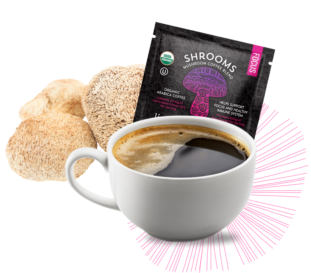 SHROOMS FOCUS Lion’s Mane Mushroom Coffee