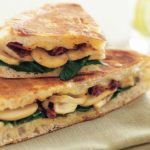 Grilled Mushroom, Cheese and Spinach Panini